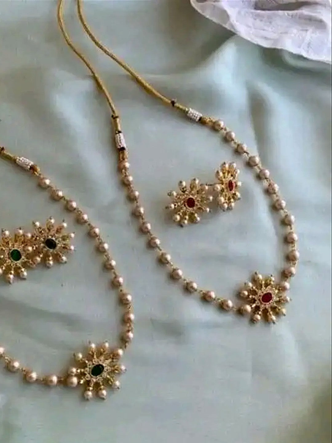 Gold Plated Necklace Set