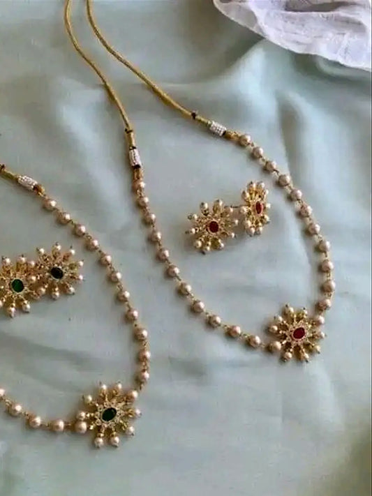 Gold Plated Necklace Set
