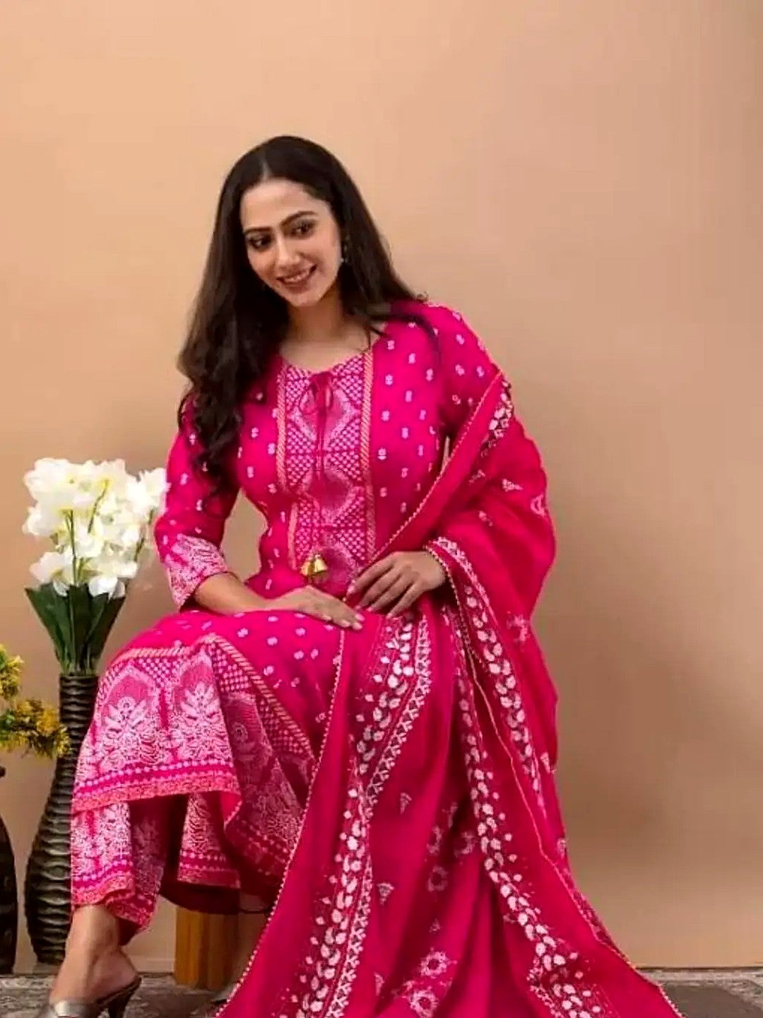 Anarkali Kurti Set